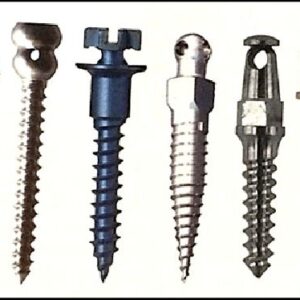 Mini implant screw, Head and collar